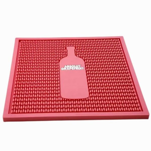 Absolut Grapefruit Vodka Custom Cocktail PVC Beer Bar Service Mat Bartender Rubber Pub Mats