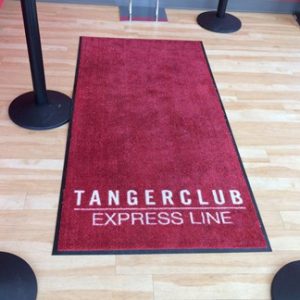 Club Commercial Outdoor Entrance Entryway chromojet printed logo mat