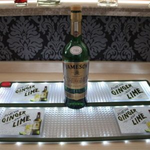 Custom brands soft pvc led bar mat bar equipment for sale