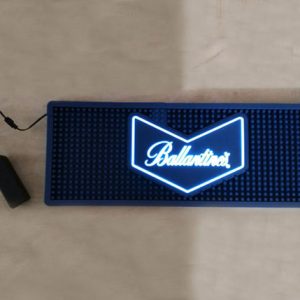 Custom led light bar mat with logo lighten wine bar accessories