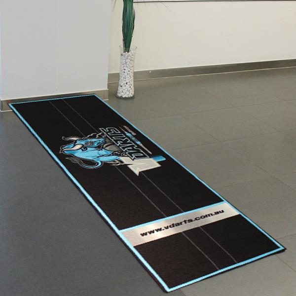 Custom nylon printed environmentally dart mat dart carpet for flooring protection