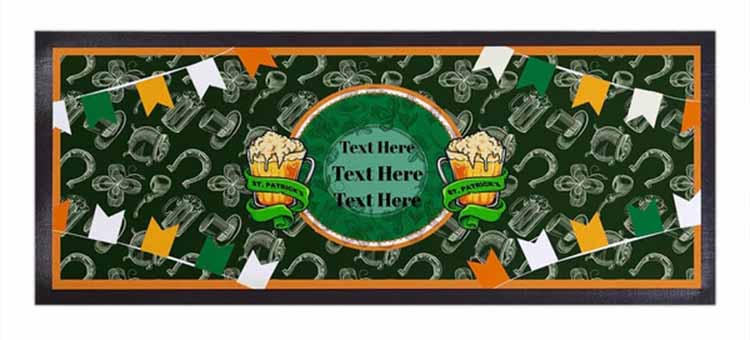 Promotional Custom Pub Photo Printed Gin Bar Top Runners Coffee Drink Bar Mat Whiskey Service Collectable Beer Mats