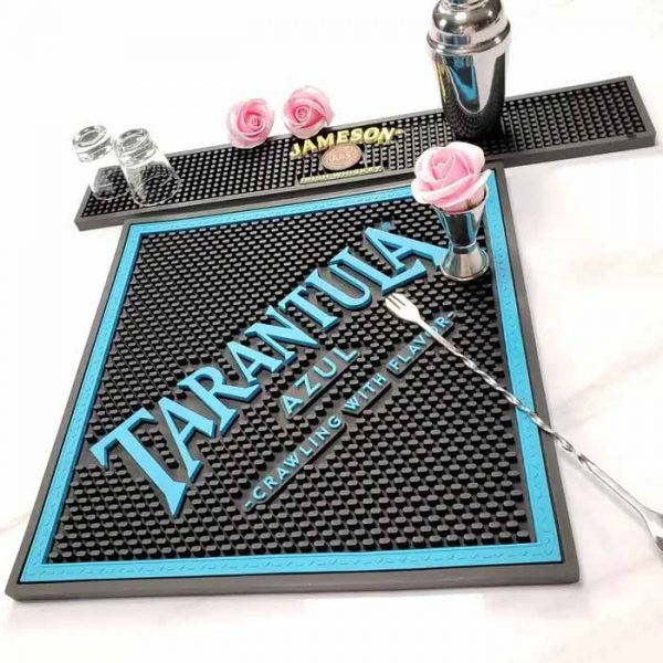 Tarantula Azul Tequila Personalized Bar Runner Beer Barmat For Bar Top And Rubber Service Bar Mat