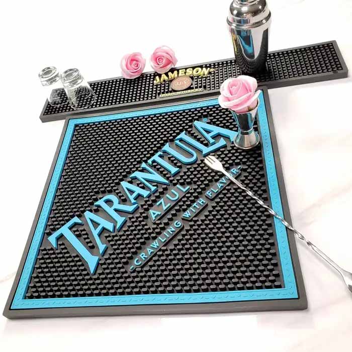 Tarantula Azul Tequila Personalized Bar Runner Beer Barmat For Bar Top And Rubber Service Bar Mat 