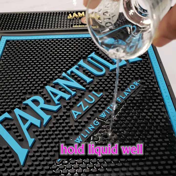 Tarantula Azul Tequila Personalized Bar Runner Beer Barmat For Bar Top And Rubber Service Bar Mat 