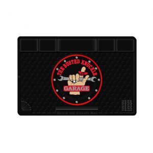 Heat Resistant Anti Static And Anti Slip Custom Moulded Logo Rubber Benchtop Work Table Mat