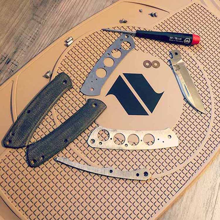 Custom PVC Workbench Mat – Heavy-Duty Utility Mat for Knife & Gun Repair, Garage Workshop & Tool Box Protection