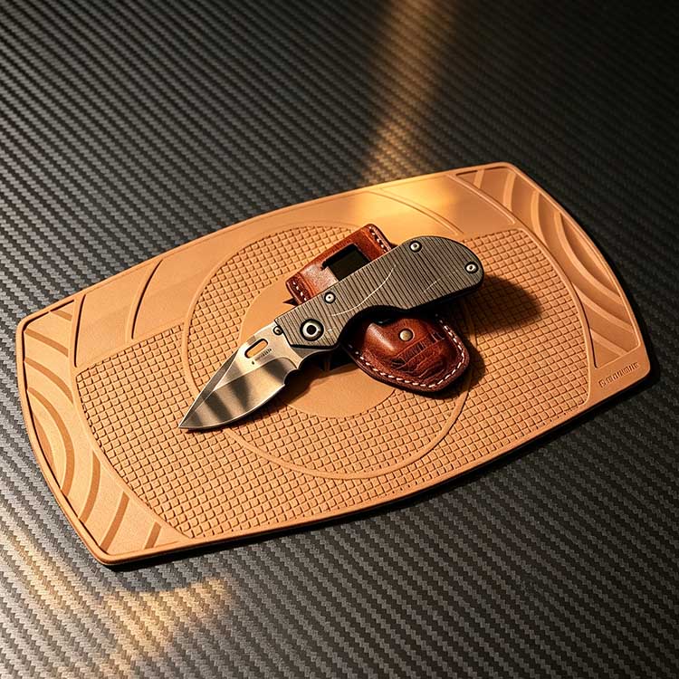 Custom PVC Workbench Mat – Heavy-Duty Utility Mat for Knife & Gun Repair, Garage Workshop & Tool Box Protection