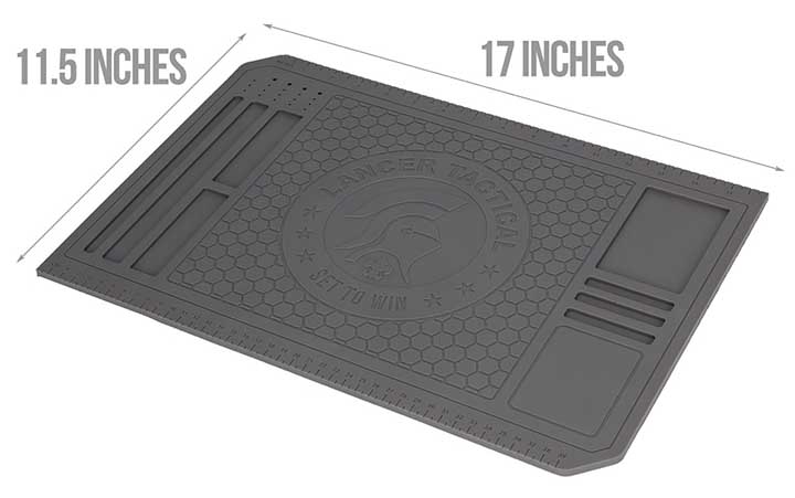 Non-slip Custom Logo Work Rubber Utility Mat Workbench Mat Lancer Tactical Repair Airsoft Gun Cleaning Mat Techmat