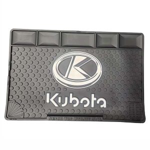 Kubota Workshop Garage Oil and Gas Resistant Custom Tool Box Pinning Tech Mat Workbench Rubber Utility Mat