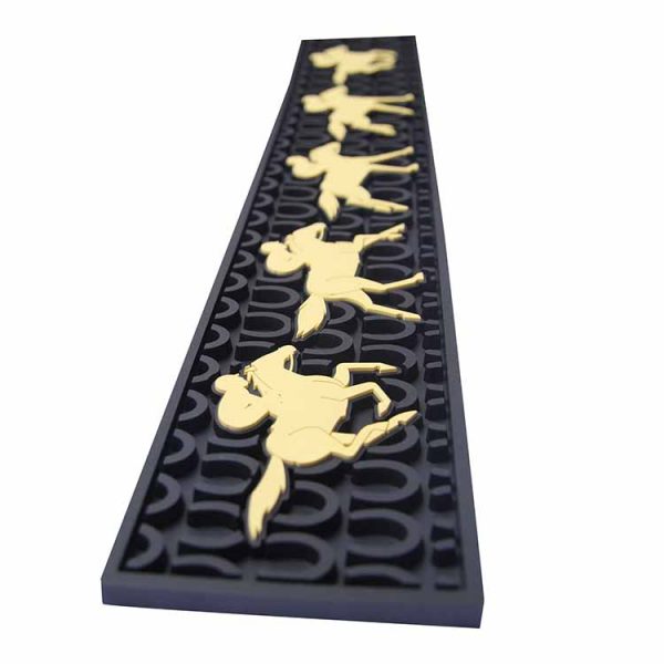 Custom Logo Counter Top Cocktail Rail Spill Drink Bar Mats Bartender Pub Whiskey Drip Rubber PVC Barmat Beer Runner Mats