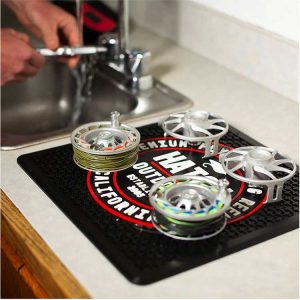 Premium Fly Fishing Reel Tools Hatch Outdoors Custom Maintenance Tool Mat Workbench Repair Pad Rubber Work Mat