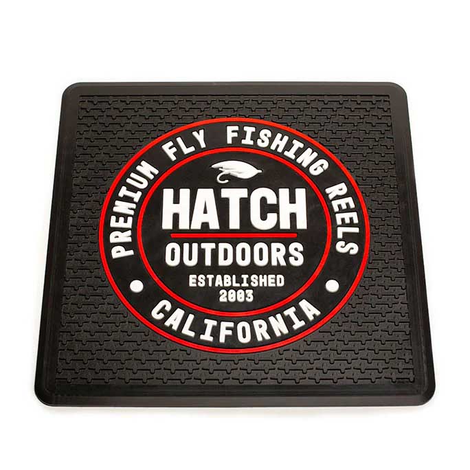 Premium Fly Fishing Reel Tools Hatch Outdoors Custom Maintenance Tool Mat Workbench Repair Pad Rubber Work Mat