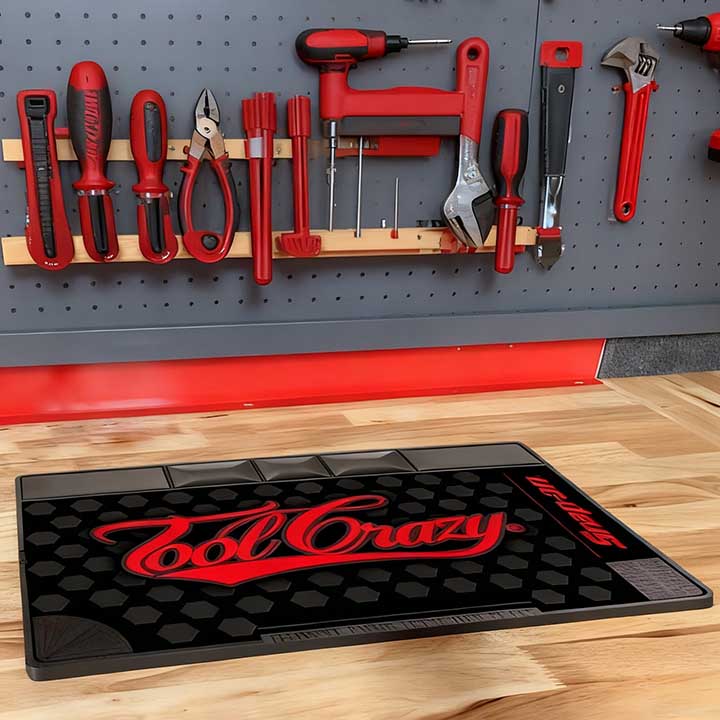 Snap-on Tools Custom Logo Waterproof Rubber Work Utility Maintenance Mat Workbench Protector Tool Box Top Mat