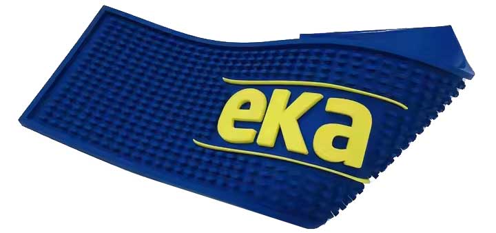 Cerveja Eka Custom Pub Counter Top Bar Runner Bartender PVC Barmat Cocktail Rubber Beer Drip Mats For Glasses