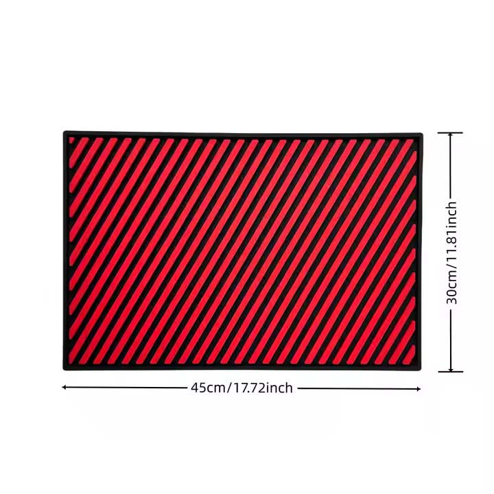 Custom Coffee Cocktail Service Spill Mats Pub Drink Mats Whiskey PVC Bar Runner Bartender Rubber Bar Table Mat