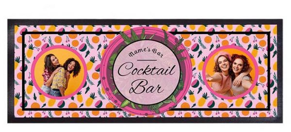 Branded Full Color Printed Fabric Cloth Bar Runner Water-absorbent Felt Top Polyester Beer Mat Dye Sublimation Pub Bar Mats