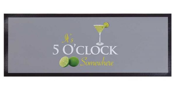 China Factory Custom Knitted Polyester Rubber Barmat Bar Mat Vintage Dye Sublimation Printed Rangers Beer Mats