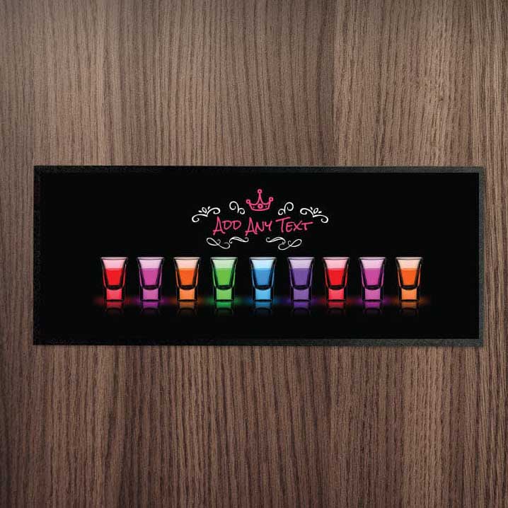 Water-absorbent Pub Collectable Polyester Top Barmat Vintage Custom Rubber Bar Beer Mats Cloth Felt Cocktail Mats