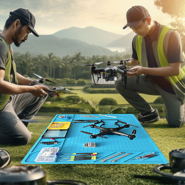 Drone Accessories Rc Car Parts Computer Rubber Workbench Pit Work Mat Pinning Repair Silicone Soldering Work Mat
