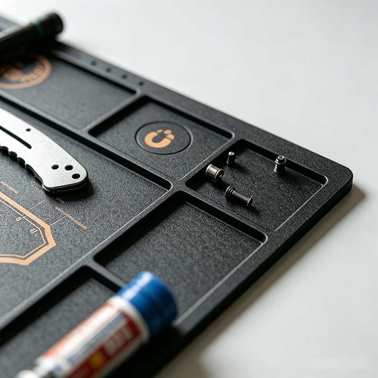 Garage Workshop Essential – Custom Knife Takedown Mat