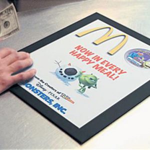 Countertop Poster Mats for Retail and counterpoint counter mats for advertising