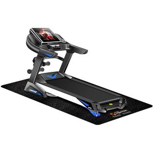 Fitness Gym Sport Treadmill Rubber Cover Floor Mat with customized printed logo