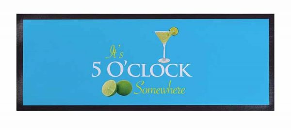 Personalised Printed Polyester Fabric Felt Top Pub Bar Runners Heat Transfer Counter Mats Vintage Cocktail Bar Mat