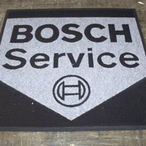 BOSCH vacuum cleaner demonstration carpet mat with printed logo