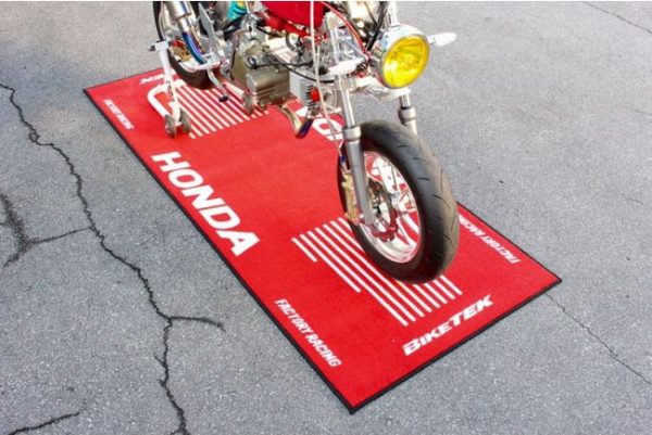 22 Years China Factory Fim Approved Fuel And Oil Resistant Best Honda Bike Mat Motorcycle Garage Mat