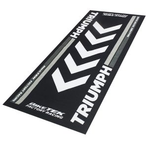 Oil, Fuel, Gas And Water Resistant AMAFIMFFM Approved Triumph Garage Mat Bike Mat Motorcycle Mat