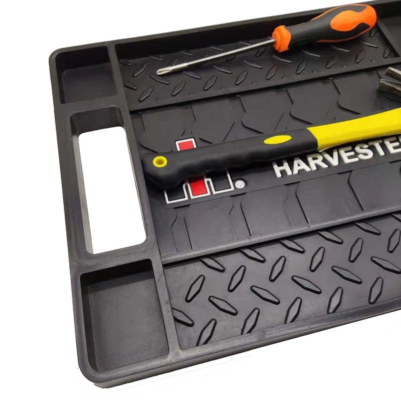 Flexible Anti Slip Custom Logo Heavy Duty Rubber Workbench Utility Mat Work  Repair Tool Parts Tray Tool Organizer – Haonest Carpet Co., Ltd