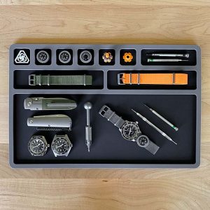 Garage Custom EDC Tools Flashlights Knives Watches Repair Work Pad Rubber Utility Pit Mat Silicone Workbench Mat