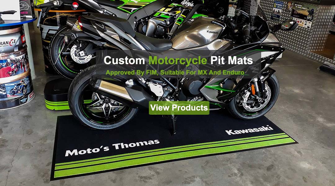 Motorcycle Mat, Motorcycle Carpet, Dirt Bike Mat, Motocross Mat, Motorcycle Garage Mat, Motorcycle Pit Mat, Motorcycle Floor Mat,