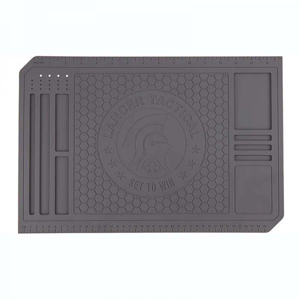 Non-slip Custom Logo PVC Rubber Utility Mat Workbench mat Lancer Tactical Work Repair Gun Cleaning Mat Techmat