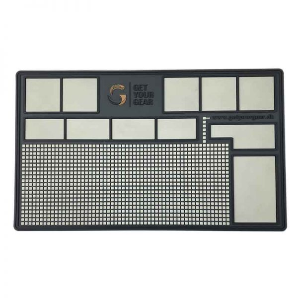 Get Your Gear Custom Airsoft PRS & Long Range Shooting Non Slip Bench Mat Workshop Rubber Workbench Utility Mat