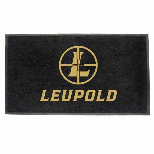 Leupold Custom Logo Printed Carpet Floor Mat PVC Rubber Area Rug Outdoor Indoor Business Commercial Entrance Mat
