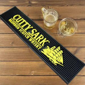 Personalised Counter Top Rubber Bar Spill Rail Mats Pub Bartender PVC Drink Service Mat Whiskey Collectable Beer Mats