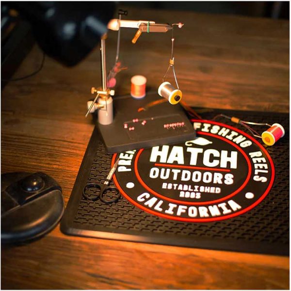 Premium Fly Fishing Reel Tools Hatch Outdoors Custom Maintenance Tool Mat Workbench Repair Pad Rubber Work Mat