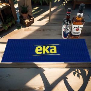 Cerveja Eka Custom Pub Counter Top Bar Runner Bartender PVC Barmat Cocktail Rubber Beer Drip Mats For Glasses