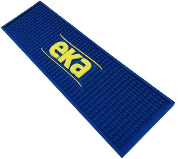 Cerveja Eka Custom Pub Counter Top Bar Runner Bartender PVC Barmat Cocktail Rubber Beer Drip Mats For Glasses