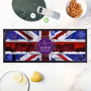 Full Color Printed Custom Pub Rubber Bar Runner Heat Transfer Graphic Fabric Top Cloth Bar Mats Collectable Beer Mats