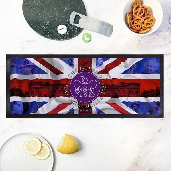 Full Color Printed Custom Pub Rubber Bar Runner Heat Transfer Graphic Fabric Top Cloth Bar Mats Collectable Beer Mats