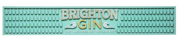 Personalised Logo Barmat Bartender Vodka Whiskey Rubber Spill Bar Mats Pub PVC Drip Rail Beer Mats Brighton Gin Bar Runner