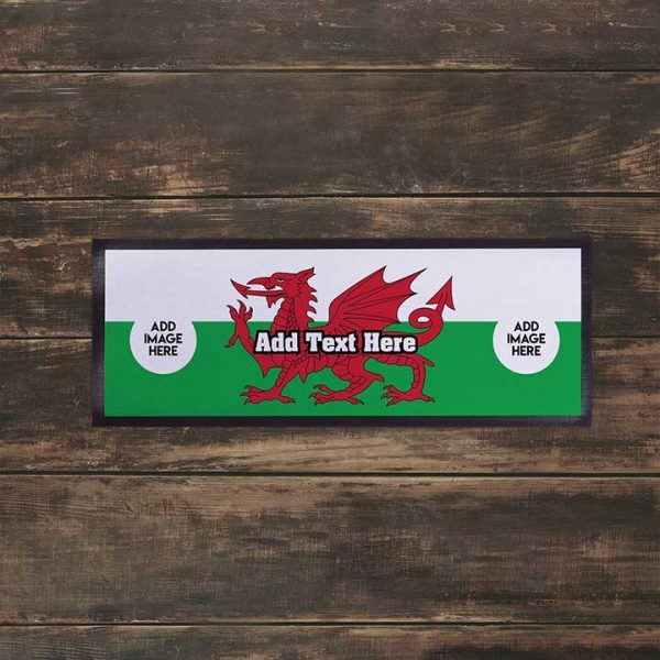 Scotland Dragon Printing Heat Transfer Pub Cloth Bar Mat Vintage Cocktail Drink Bar Runner Custom Rubber Funny Beer Mats