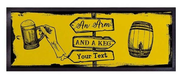 Water-absorbent Felt Top Pub Mats Heat Transfer Polyester Bar Mat Vintage NBR Nitrile Rubber Beer Mats For Home Bar