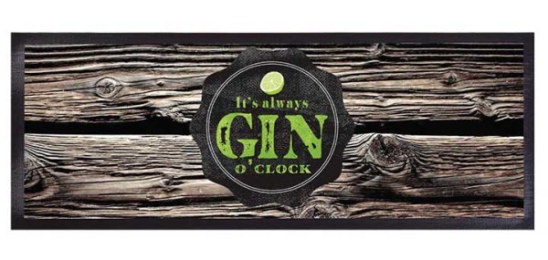 Wetstop Custom Logo Knitted Polyester Gin Bar Mat Vintage Felt Top Pub Beer Mat Nitrile Rubber Beer Runner Mats