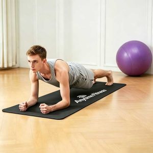 High-Quality Custom Logo Printed Exercise Mats For Home Workouts – Durable Yoga & Fitness Floor Mats with Your Brand, Ideal for Pilates, Stretching, Gym Decor & Floor Exercises